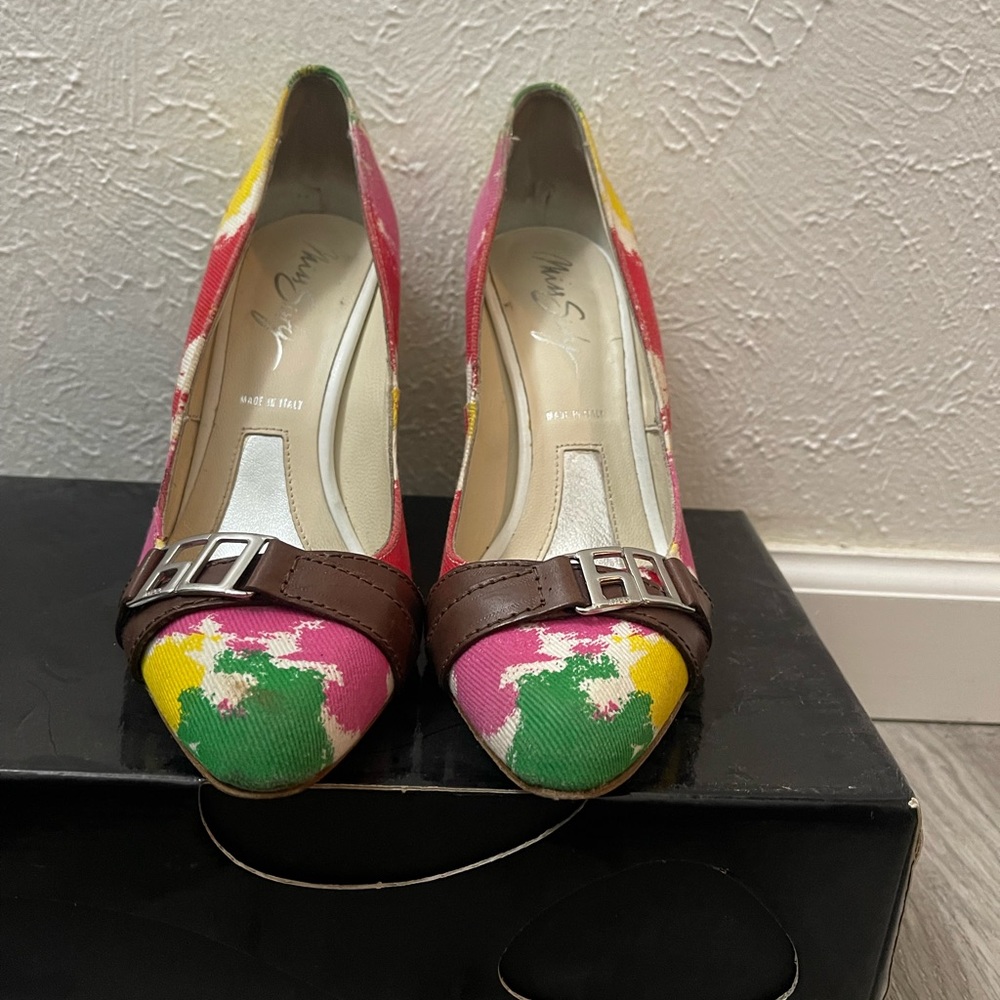 Multi colored Ms Sixty heels
